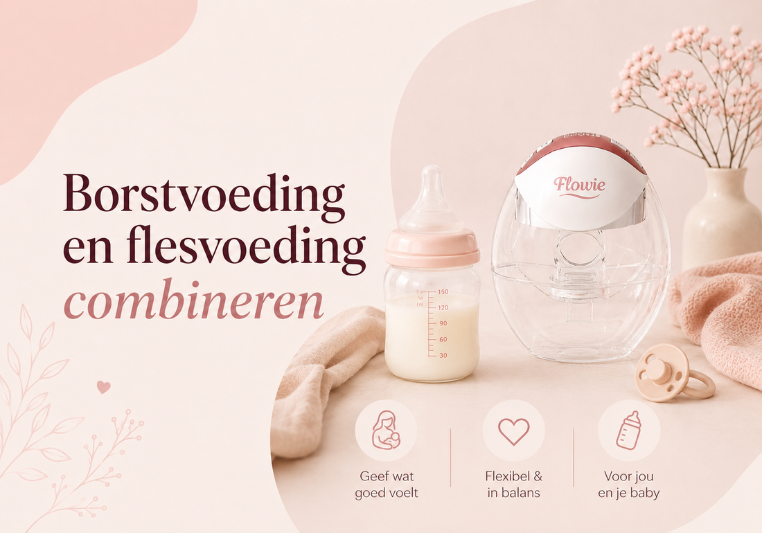 Borstvoeding en flesvoeding combineren