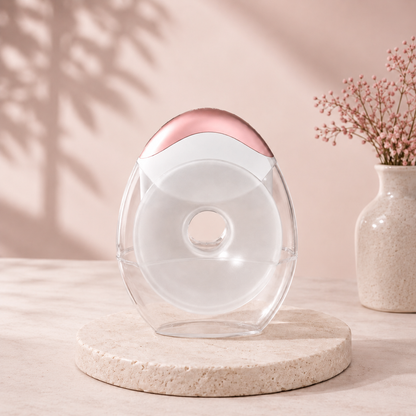 Flowie Duo borstkolf borstschild achterkant met transparante cup